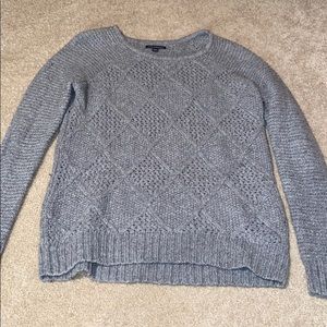 Grey knit sweater